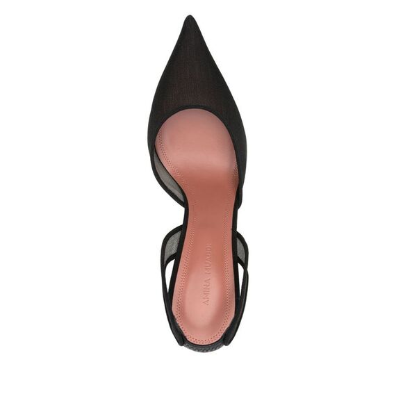 Amina Muaddi Women Holli Slingback Pumps - Picture 3 of 4
